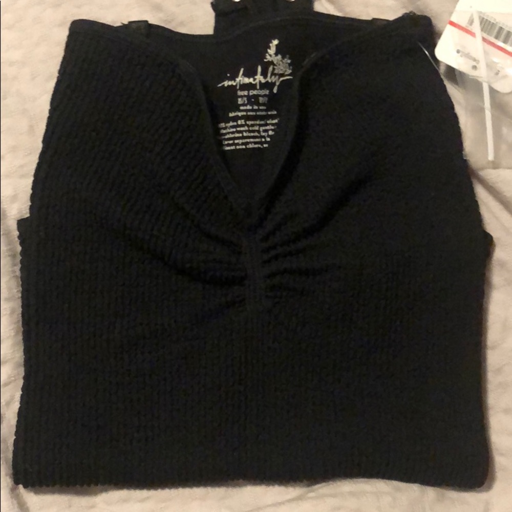 Free people strapless bodysuit
